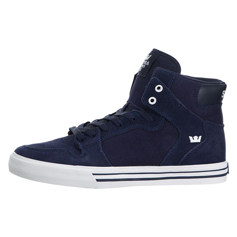 Supra VAIDER Sneaker High Damen Blau Deutsch UGPQK3095